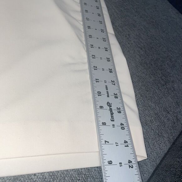 Eloquii‎ Womens Dress Pants 16 Cream Wide Leg Crochet Cutout Resort Coastal Chic - Picture 5 of 10